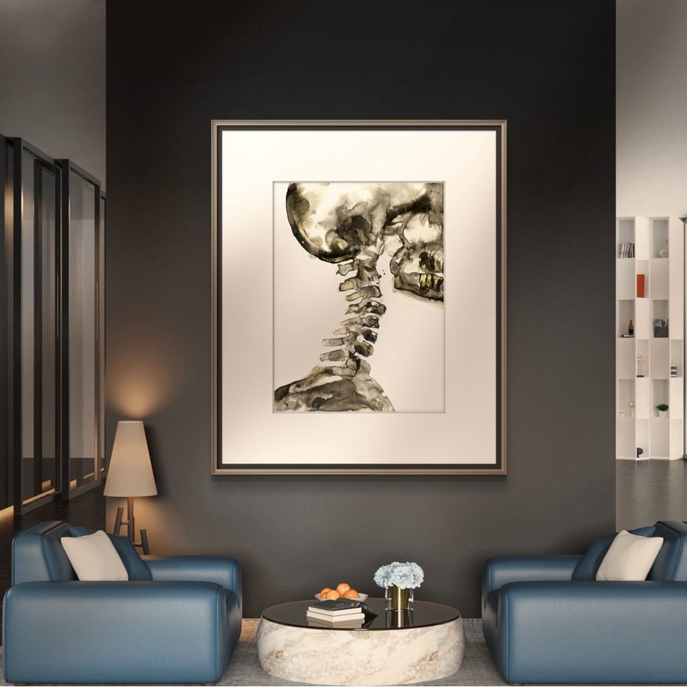 Cervical XRay Fine Art Print 13"x19"